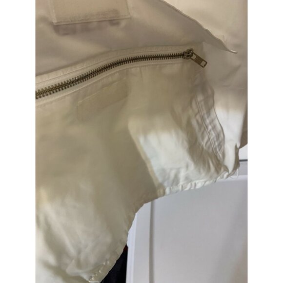 Guess x Sean wotherspoon 1/4 Zip Anorak Men’s Jacket Sz M White Gray Red Distre… - Picture 9 of 12